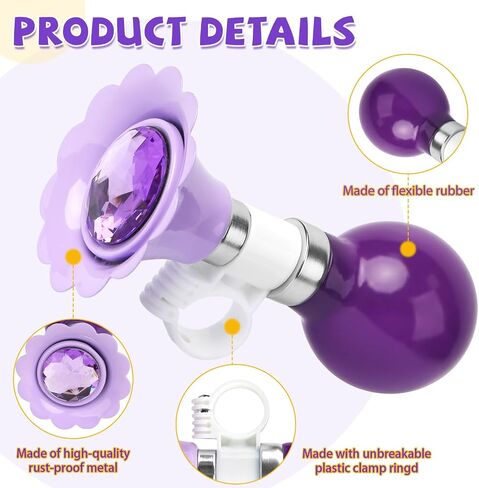 CHILDHOOD Kids Bike Horn, Cute Flower Bike Bell for Girls and Boys in Kuwait