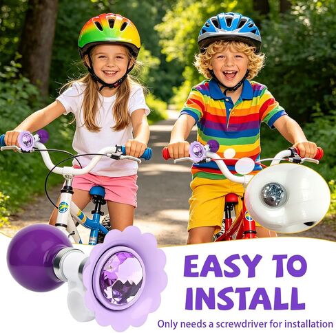 CHILDHOOD Kids Bike Horn, Cute Flower Bike Bell for Girls and Boys in Kuwait