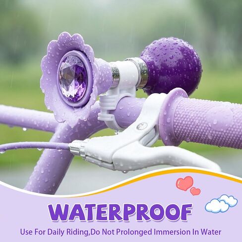 CHILDHOOD Kids Bike Horn, Cute Flower Bike Bell for Girls and Boys in Kuwait