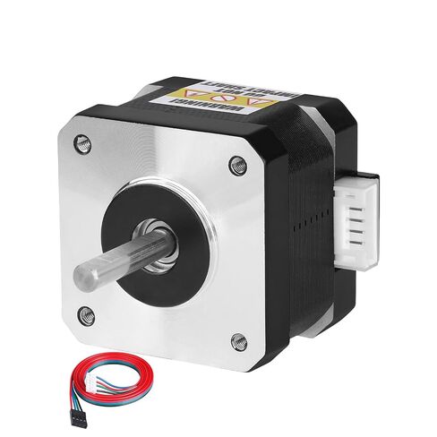 Nema 17 Stepper Motor 2 Phase 1.8‌°‌ 0.29Nm(41.07oz·in) عزم دوران عالي ثنائي القطب 34mm 30Ω 0.4A 4-سلك رمح 24mm φ5mm 42 كابل محرك متدرج 1M للطابعة ثلاثية الأبعاد DIY Robot CNC Machine in Kuwait