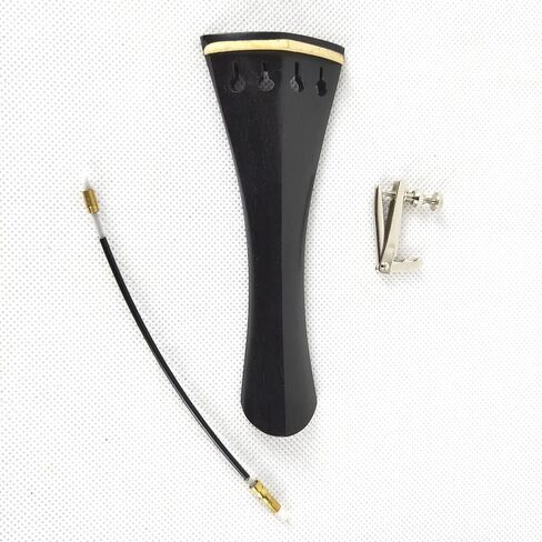 Viola Tailpiece Size 15' 15.5' 16' 16.5' Universal Rosewood Boxwood Ebony Viola Part With On e Adjuster (Color : Boxwood tailpiece, Size : 1) in Kuwait
