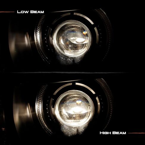 AKKON - Fit Black 2010 2011 2012 2013 Chevy Camaro Driver & Passenger Both Side Projector Headlights Headlamps in Saudi Arabia