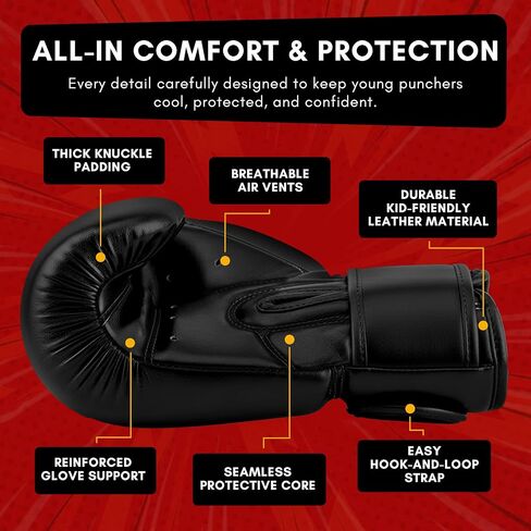 Bundle - Suction Cup Punching Bag for Adults and for Kids Plus Boxing Gloves for Kids in Kuwait