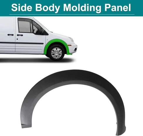 فتحة فتح العجلة الأمامية لوحة العجلة Fender Flare القوس المصبوب الخارجي تناسب Ford Transit Connect XL XL XL 2010 2011 2013 (جانب السائق الأيسر) in Kuwait