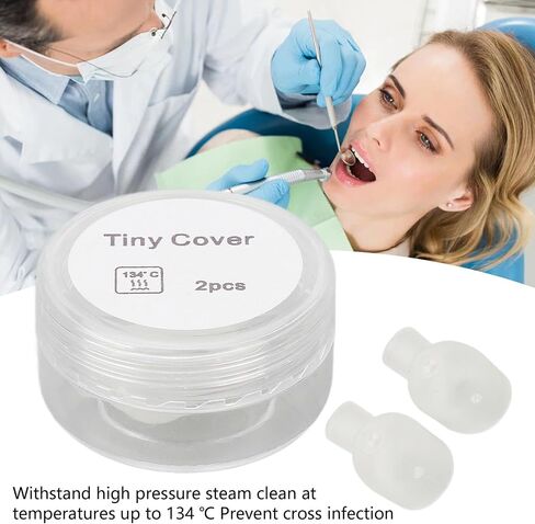Srliya Tiny Cover for Sandblaster, 134C Heat Resistant, Dust Proof, Includes 2 Covers & 1 Storage Box, Rubber, White in Kuwait
