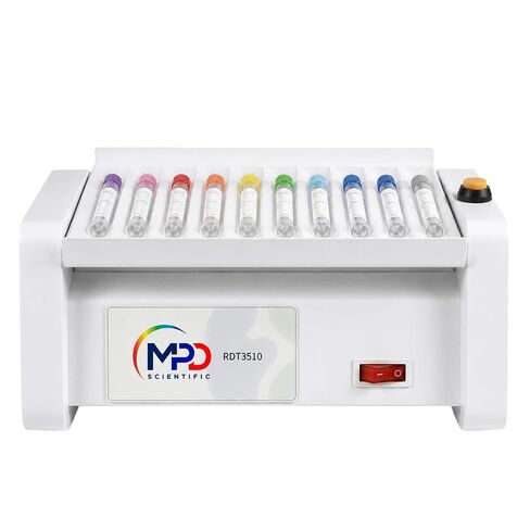 خلاط انابيب مختبر موديل RDT3510 | أنبوب اختبار الروك، 10 مكان، 24 دورة في الدقيقة سرعة ثابتة in Kuwait