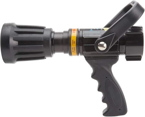 FireHoseDirect Heavy Duty Aluminum 1 1/2 inch pistol grip nozzle with Durable Rubber Bumper (NH) in Kuwait
