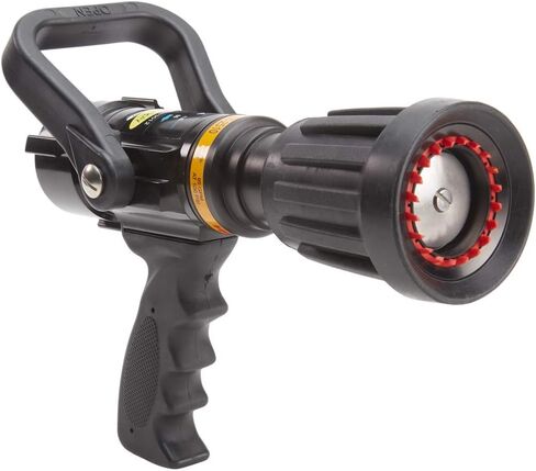 FireHoseDirect Heavy Duty Aluminum 1 1/2 inch pistol grip nozzle with Durable Rubber Bumper (NH) in Kuwait