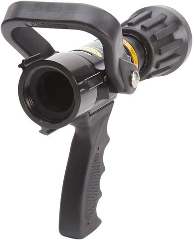 FireHoseDirect Heavy Duty Aluminum 1 1/2 inch pistol grip nozzle with Durable Rubber Bumper (NH) in Kuwait