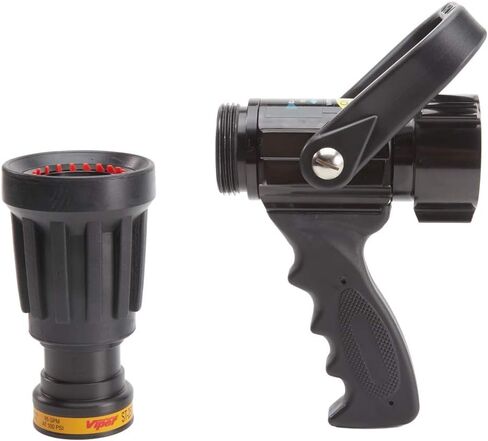 FireHoseDirect Heavy Duty Aluminum 1 1/2 inch pistol grip nozzle with Durable Rubber Bumper (NH) in Kuwait
