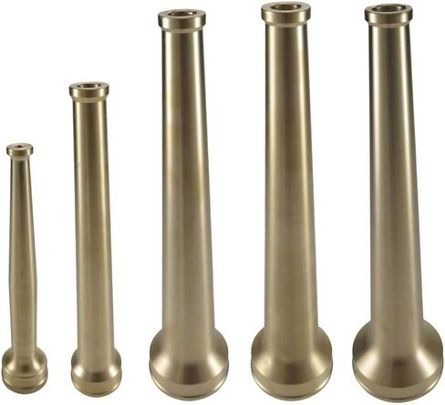 Brass Fire Hose Nozzle 1-1/2 Inch NST NH Industrial Sprinkler Head for Firefighting Equipment Water Flow Control Lasting Reliability(1.5inch NST/NH) in Kuwait