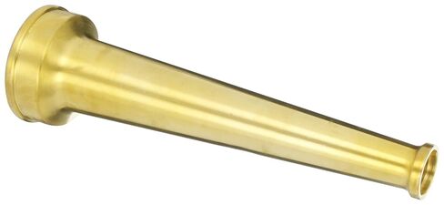 معدات إطفاء الحريق النحاسية من Dixon Valve & Coupling BN25F، فوهة خرطوم عادي، 2-1/2 بوصة NST (NH)، طول 12 بوصة، فتحة 1 بوصة in Kuwait
