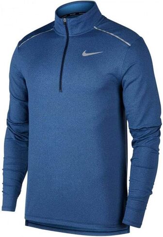 Nike Element Top 1/2 Zip 3.0 سبج/هيذر/فضي عاكس 1 MD in Kuwait