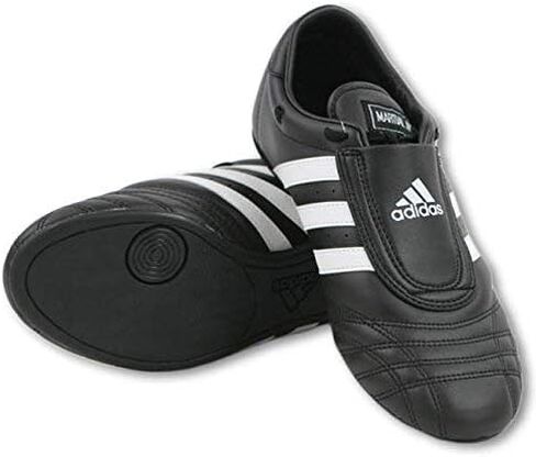 حذاء adidas SM II - أسود مع خطوط بيضاء - 8.5 in Kuwait