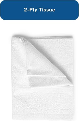 McKesson Drape Sheets [100 Count] Disposable Sheet for Bed, Massage, Exam, Medical, 2-Ply Tissue, Latex-Free, 40 x 60 in, White in Kuwait