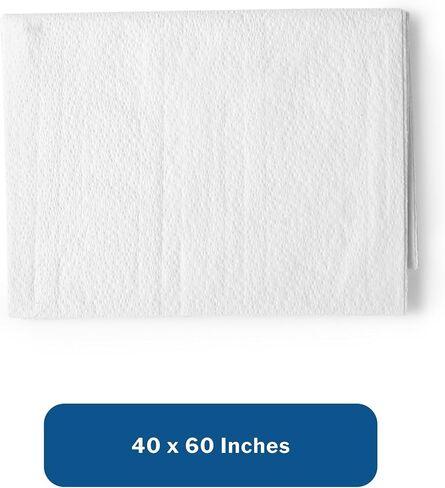 McKesson Drape Sheets [100 Count] Disposable Sheet for Bed, Massage, Exam, Medical, 2-Ply Tissue, Latex-Free, 40 x 60 in, White in Kuwait
