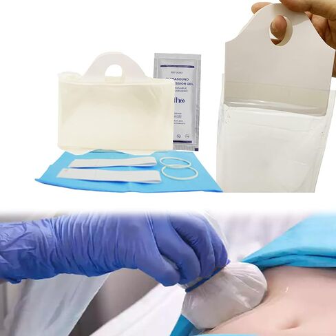 غطاء مسبار الموجات فوق الصوتية MEDISS، مقاس 5.5 بوصة × 48 بوصة، معقم للاستخدام مرة واحدة وخالي من اللاتكس، ومعبأ بشكل فردي (5 أغطية) in Kuwait