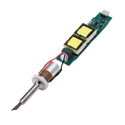 WALFRONT Ultrasonic Cutter Transducer 30W 40KHz Ultrasonic Cutting Tool Transducer Blade Cutting with Drive Module for 3D Print Plastic Wood Resin Repair and DIY in Kuwait