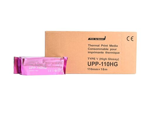 UPP-110HG High Gloss Ultrasound Thermal Paper, Premium Ultrasound Print Media, 10 Rolls Per Box in Kuwait