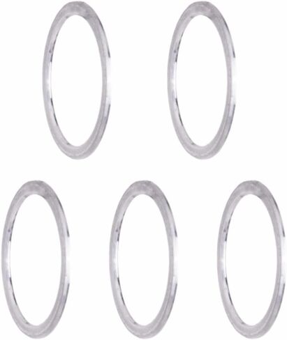 ‌5Pcs Bike Bottom Bracket Spacers – Aluminum Alloy BB Adapter Washers for Mountain/Road Crankset Adjustments, 24mm ID in Kuwait
