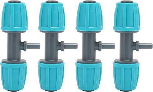 10PCS Reducing Tee Connector 16mm to 4/7 Barbed Fitting for Urban Greening Gardens in Kuwait