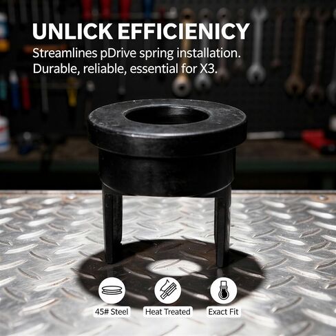 CH-60 Hydraulic Punching Machine Accessory Nut, Iron Return Block with Enhanced Structure, 2.52 x 2.52 in, 2.45 in Height, Black Replacement Part for Better Work Efficiency in Kuwait