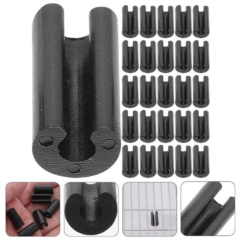 VALICLUD 200pcs Plastic Sink Rack Wire Bumpers with 4.8mm Opening Non-Slip Leg End Caps for Kitchen Rack Protection and Wire Bumper Replacement Add Protection to Sink Legs in Kuwait