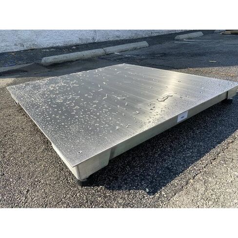 SellEton SL-800-SS NTEP 48" X 48" 4' X 4' (قانوني للتجارة) ميزان أرضي من الفولاذ المقاوم للصدأ قابل للغسل | 5000 رطل × 1 رطل in Kuwait