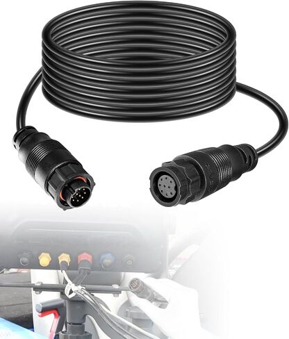 000-00099-006 Extension Cable 9-Pin 10ft for Lowrance Simrad B&G, Replacement for 3005.6907 10Ex-blk, Fits StructureScan LSS-1 LSS-2, Active Imaging 3-in-1, TotalScan, xSonic HDI Transducers in Kuwait