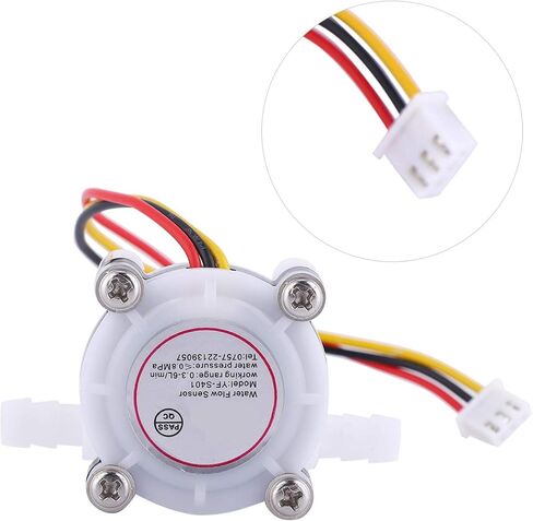YF-S401 Water Flow Sensor Switch,Water Hall Flow Effect Sensor Control Flowmeter with Barb Joint Water Flow Sensor Control Flow Sensor Suitable for Water Cooler in Kuwait