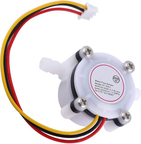 YF-S401 Water Flow Sensor Switch,Water Hall Flow Effect Sensor Control Flowmeter with Barb Joint Water Flow Sensor Control Flow Sensor Suitable for Water Cooler in Kuwait
