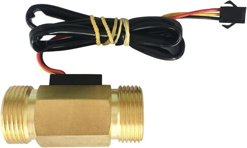 مفاتيح تدفق المياه النحاس-4 DN20mm تأثير الموضوع مفاتيح مستشعر تدفق المياه السائلة 1-30L/دقيقة مستشعر تدفق المياه 3/4 Npt in Kuwait