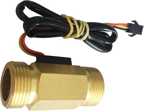 مفاتيح تدفق المياه النحاس-4 DN20mm تأثير الموضوع مفاتيح مستشعر تدفق المياه السائلة 1-30L/دقيقة مستشعر تدفق المياه 3/4 Npt in Kuwait