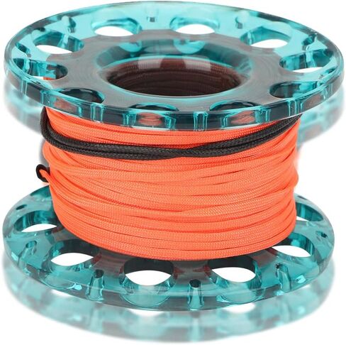 Finger Spool Diving Reel, Compact with 30m Line, for Decompression Buoy Deployment, Safety SMB and Underwater Navigation in Kuwait