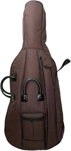 Adult Cello Case (4/4 Full Size) Made of Oxford Canvas, with Multiple Pockets, Adjustable Backpack Straps,Can Be Checked,Dark blue in Kuwait