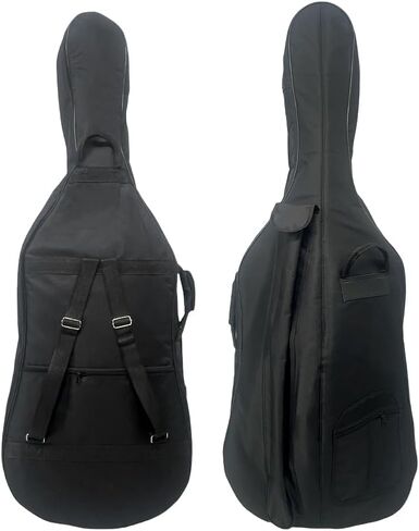 4/4 Cello Gig Bag Padded Cello Soft Case with Adjustable Shoulder Strap, Handle and Water-Resistant Cover for Protection,Thickened Version in Kuwait