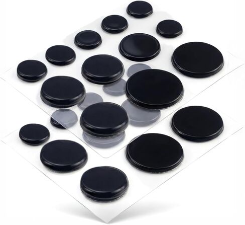 Miwayer Drum Dampeners-24 pcs in 3 Sizes, Cymbals Drum Dampening Moon Gels Mute Pads for Drum Set Accessories​ (Transparent 24 Pieces) in Kuwait