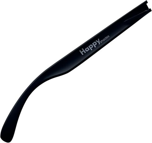 ARM Happy Shades-Replacement Arm متوافق مع جلود Oakley Frog OO9013 ، OO9245-ملاءمة متينة وآمنة لإطارات الطائرات الشمسية (يسار أسود غير لامع) in Kuwait