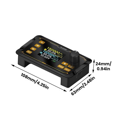 Dual-Channel Adjustable 1HZ~500KHZ PWM Pulse Frequency Signal Generator, DC 5-24V Frequency Function Generator Duty Cycle phasing Motor Driver Speed Controller in Kuwait