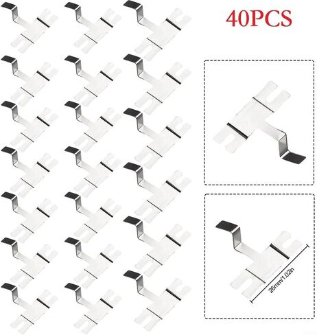 Nickel Plated Steel Strip Sheets for Spot Welder, 40 Pieces 1.02 Inch Connector Tabs, High Purity Nickel Coating for Building for custom Packs in Kuwait