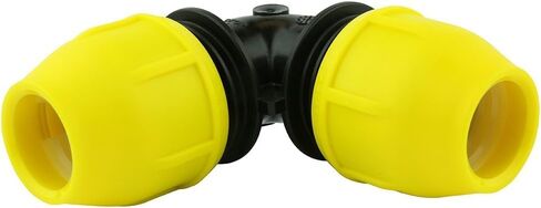 Underground IPS Yellow Poly Gas Pipe 90 Degree Elbow (1-1/4) in Kuwait