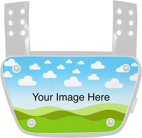 SLEEFS اصنع ملصق اللوحة الخلفية لكرة القدم المخصص لك (اللوحة الخلفية غير متضمنة). مناسبة لمختلف أحجام وأنماط اللوحة الخلفية. in Kuwait