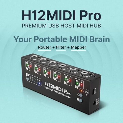 CME H12MIDI Pro + WIDI Uhost - مضيف USB ممتاز مع توسيع Bluetooth MIDI المتقدم in Kuwait