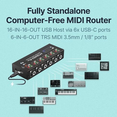 CME H12MIDI Pro + WIDI Uhost - مضيف USB ممتاز مع توسيع Bluetooth MIDI المتقدم in Kuwait