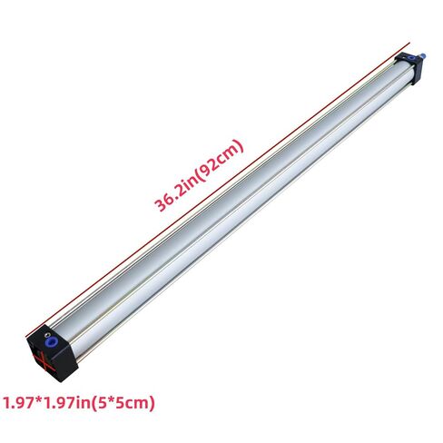 أسطوانة هوائية من الألومنيوم - SC 40 × 800 PT، أسطوانة هواء صغيرة/قياسية مع قضيب مكبس من الكروم وغطاء نحاسي، أسطوانات هواء صناعية عالية القوة مقاومة للتآكل in Kuwait