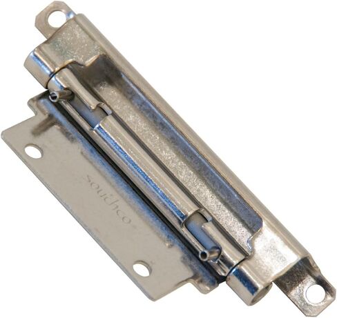 Southco F6 Series Stainless Steel Concealed Door Removal Hinge, 0.06" Leaf Thick, 1.87" Open Width, 0.19" Pin Diameter, 3.14" Knuckle Length, 4.96" Long, 0.67" E Size, 0.47" F Size in Kuwait