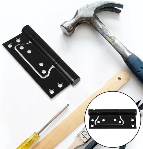 Uonlytech Hidden Stainless Steel Hydraulic Door Closer Hinge with Silent Operation and Hydraulic Buffering for Cabinet and Furniture Doors, Modern Sleek Design in Kuwait