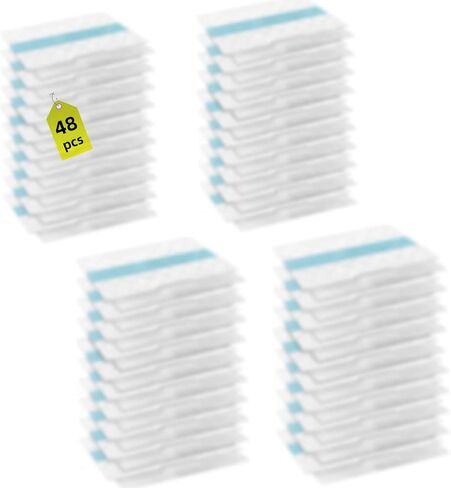 VACMOP Replacement Pads, Disposable Hard Floor Vacuum Cleaner and mop pad Replacement Pack. Compatible with VACMOP Pro VM252, VM251, VM250, Suitable for All Sealed Floors (36) in Saudi Arabia
