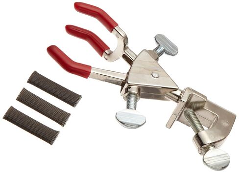 Talboys 916109 مطلي بالنيكل والزنك 3 شقوق مزدوجة التعديل UltraJaws Extension مشبك عالي التحمل، قطر 11 مم × ذراع طول 127 مم، حجم قبضة 103 مم، كبير in Kuwait