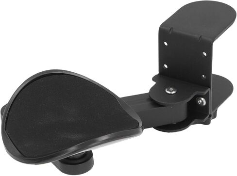 Adjustable Arm Rest for Desk Clamp On, Rotating Elbow Rest Holder Ergonomic Armrest Pad for Home Office, CShaped Clamp Aluminum Alloy Plastic Arm Support Extender Flexible 360 in Kuwait